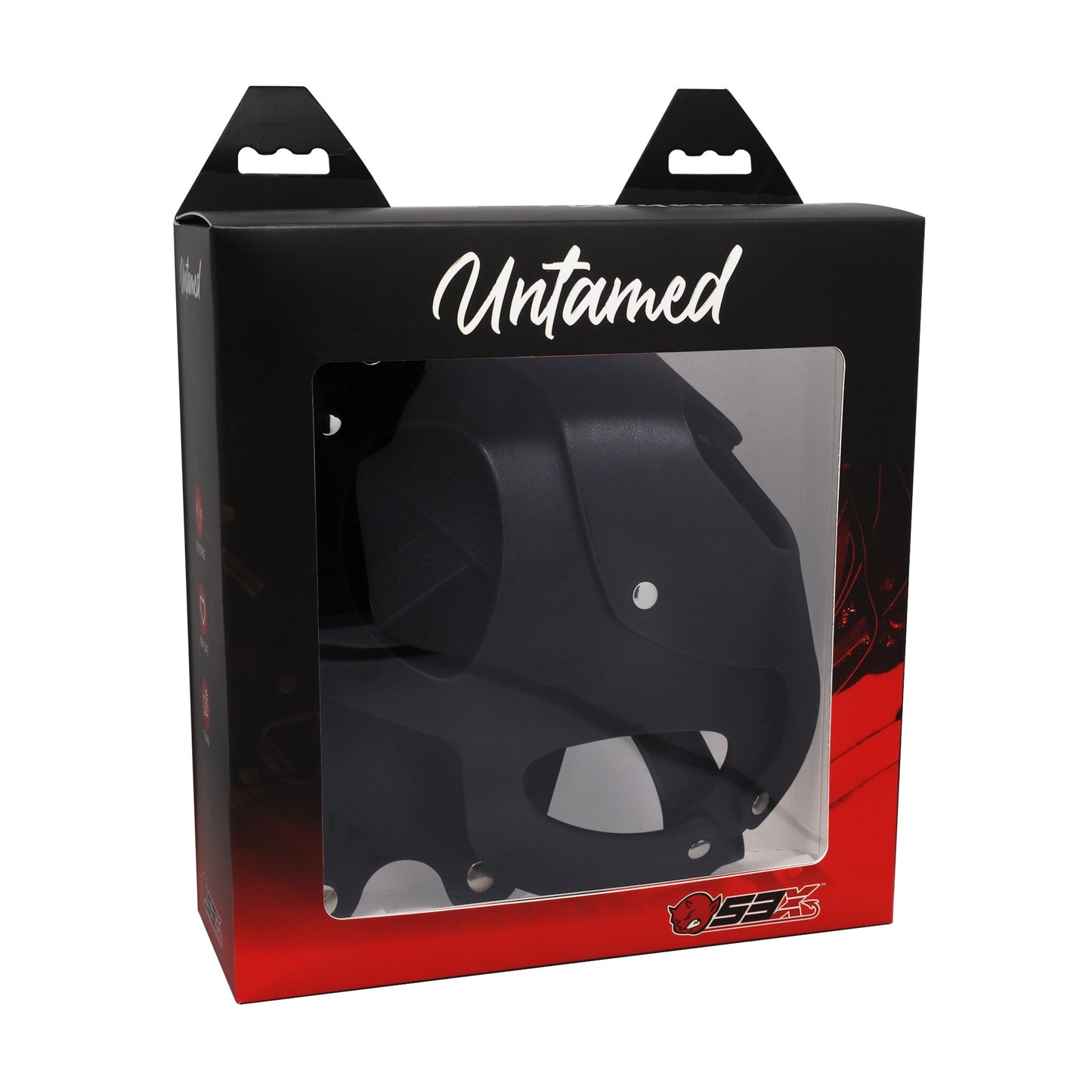 UNTAMED BLACK ADJUSTABLE RABBIT MASK