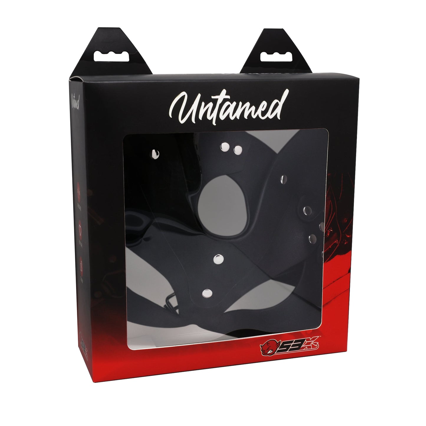 UNTAMED BLACK ADJUSTABLE CAT MASK