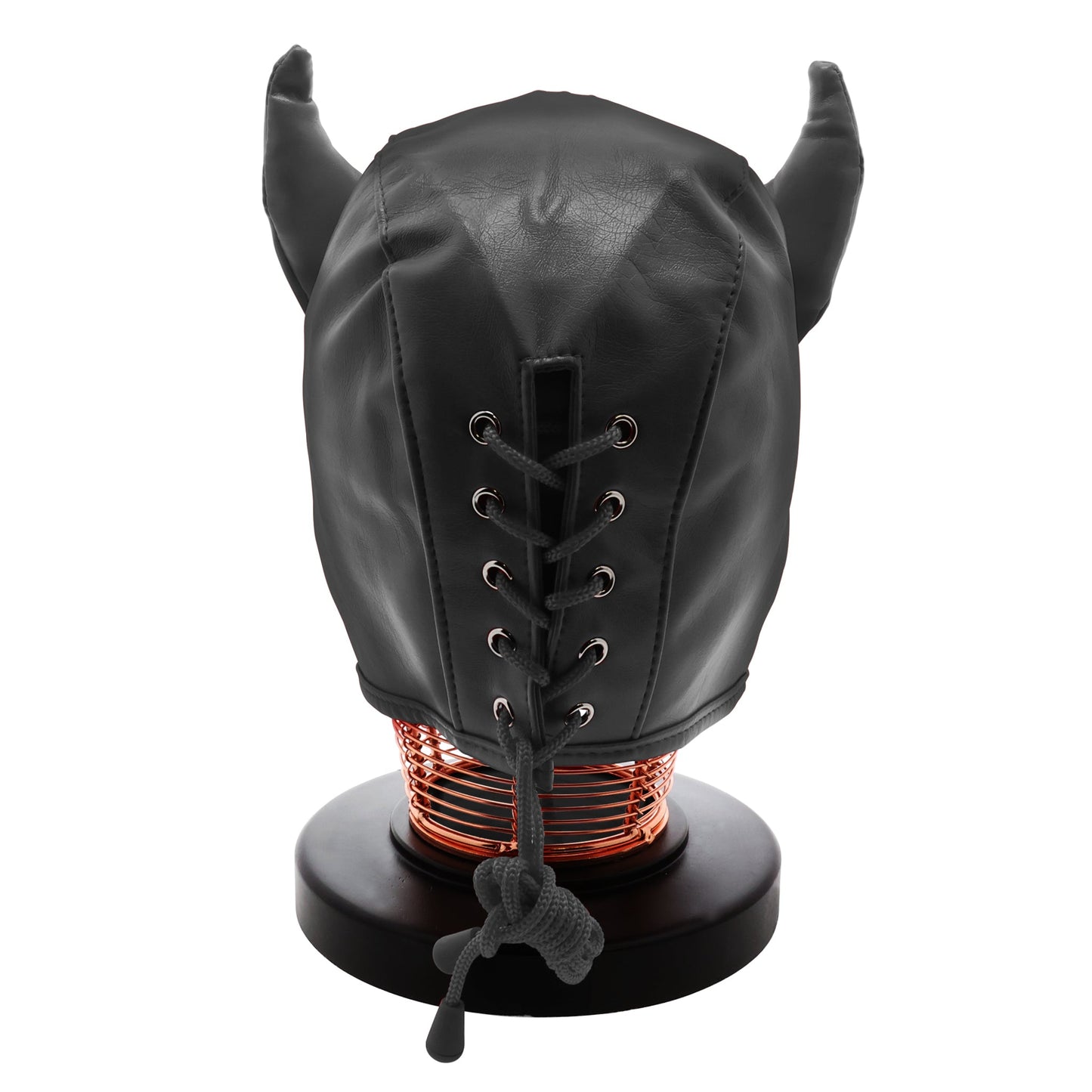 UNTAMED FAUX LEATHER DEVIL MASK
