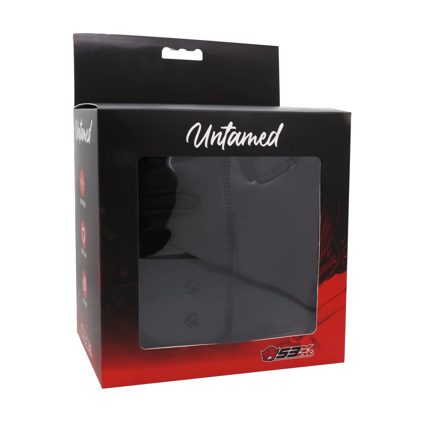 UNTAMED BLACK SPANDEX MASK