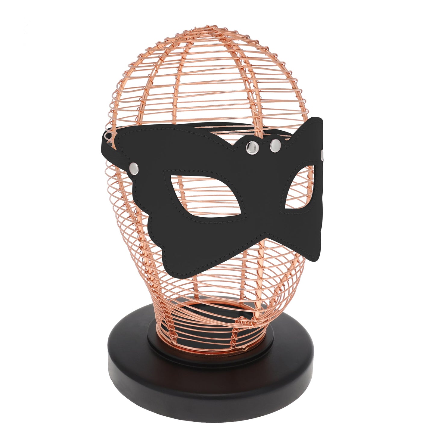 SEXCAPADES PINK FAUX LEATHER BUTTERFLY MASK