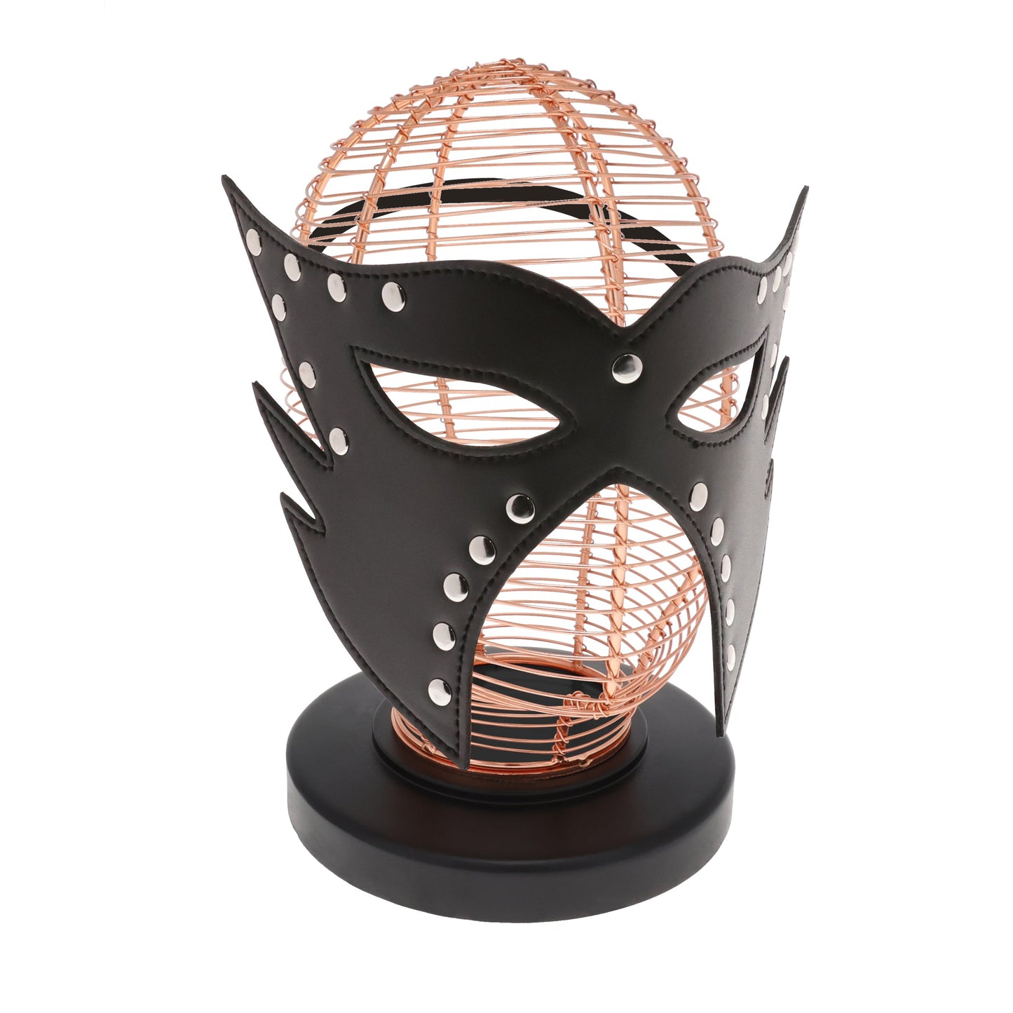 SEXCAPADES FULL FACE MASK W/RIVETS