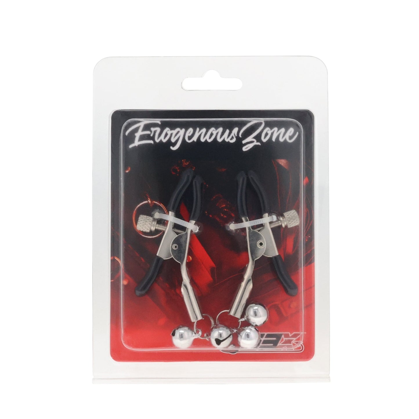 EROGENOUS ZONE ADJUSTABLE NIPPLE CLAMPS W/ BELLS