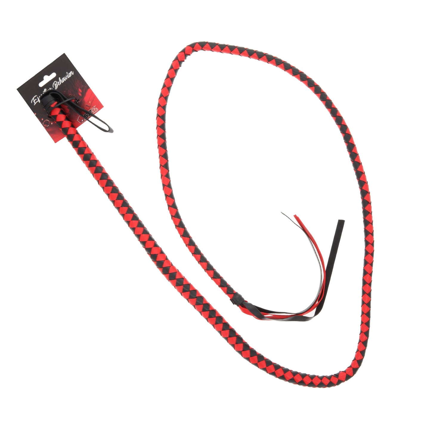 WHIP BLACK PVC 74IN