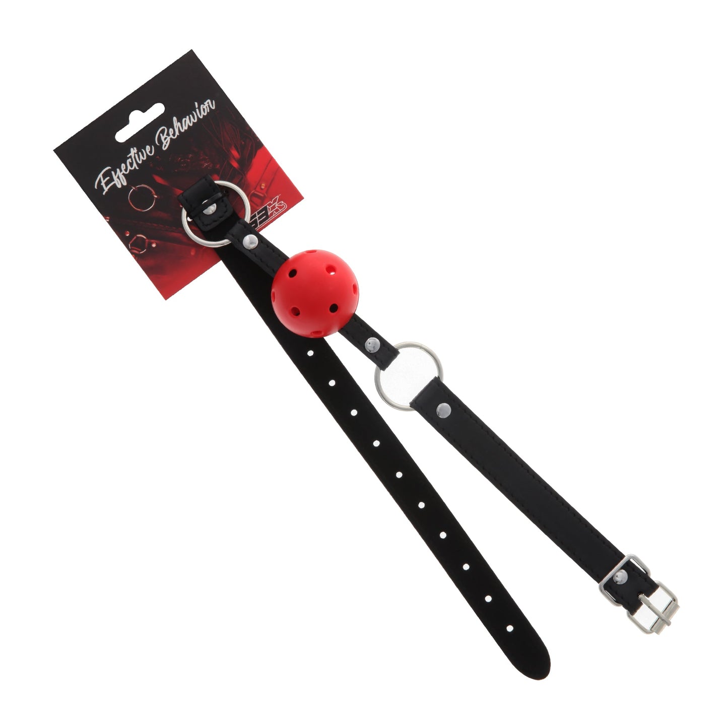 BALL GAG BLACK PU BEGINNERS