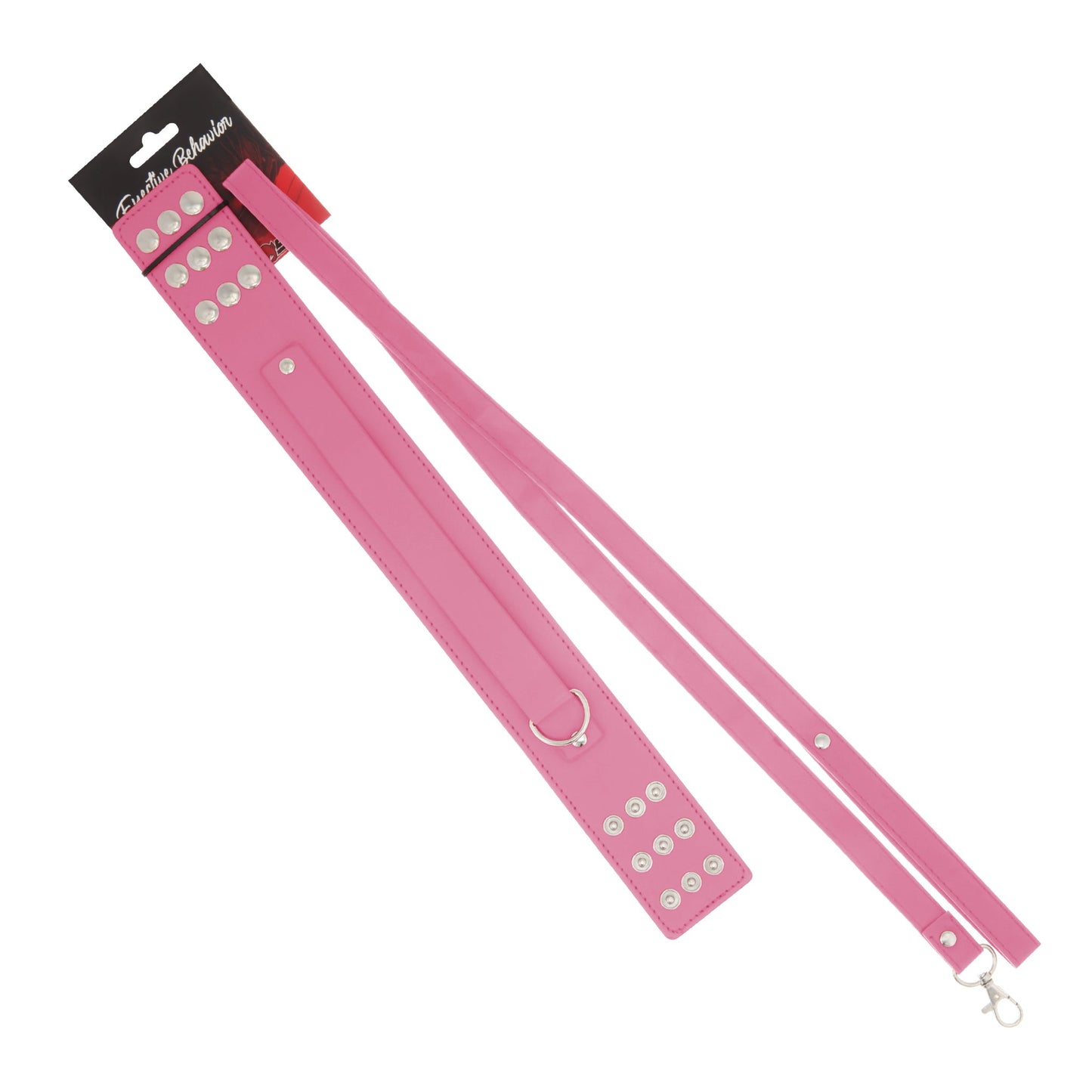 COLLAR RED PVC W/LEASH PVC