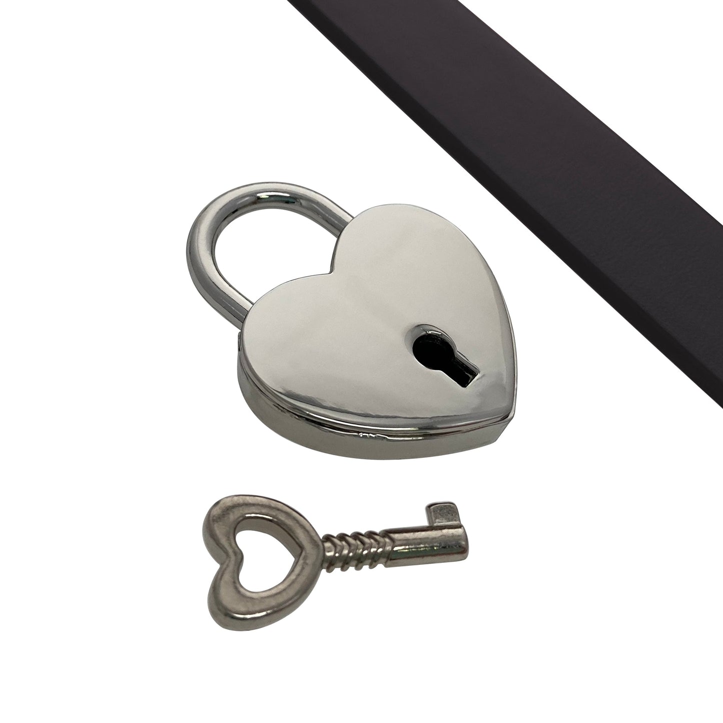PVC Collar with Heart Lock
