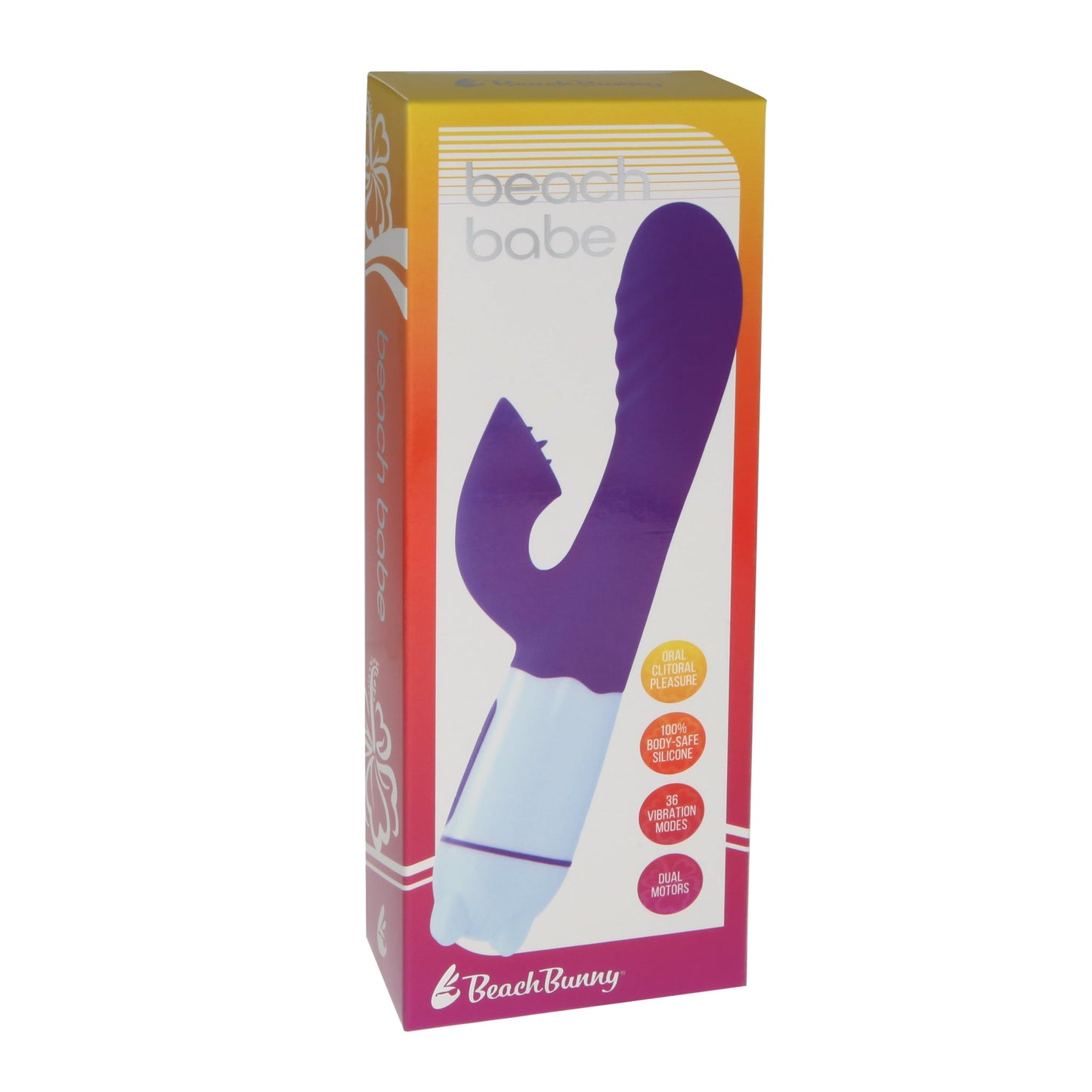 Bendable Rabbit Vibrator with Clitoral Licking - Beach Babe