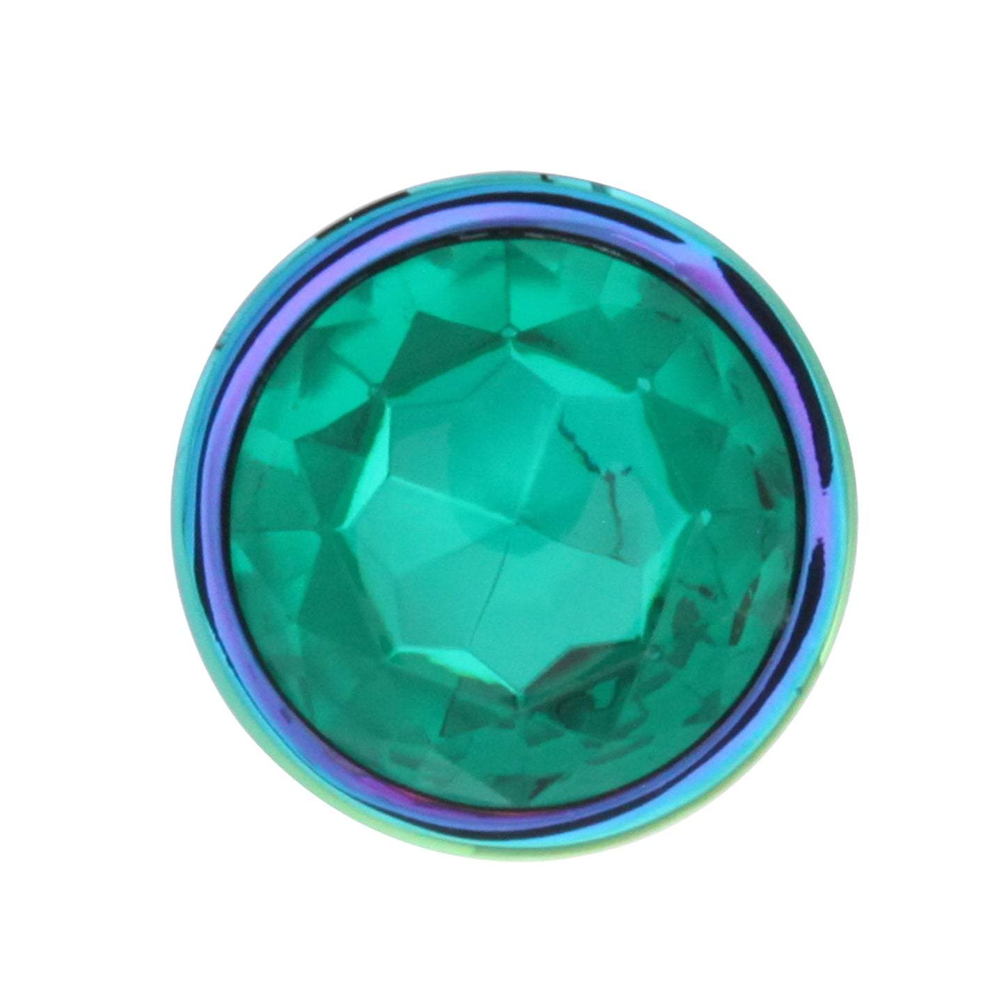 BOTTOM JEWELS MULTICOLOR ALLOY W/GREEN JEWEL MEDIUM PLUG