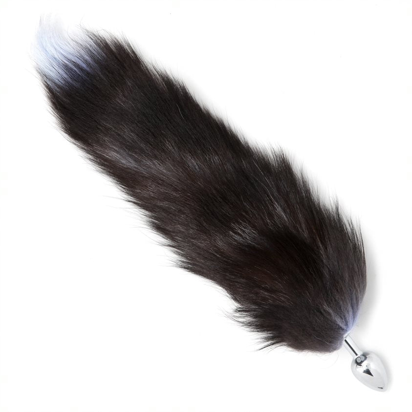 FOX TAIL BLACK/GRAY