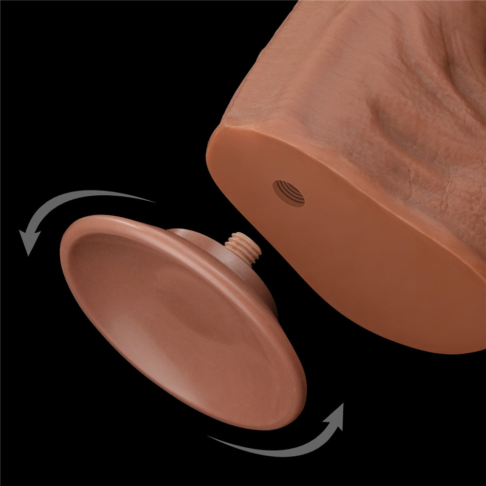 KING SIZED SLIDING SKIN DUAL LAYER DONG