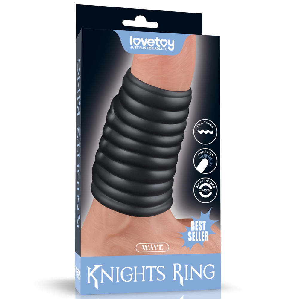 VIBRATING WAVE KNIGHTS RING