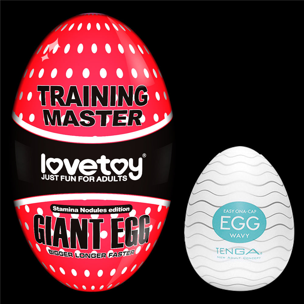 GIANT EGG TRAINING MASTER STAMINA NODULES MASTURBATOR