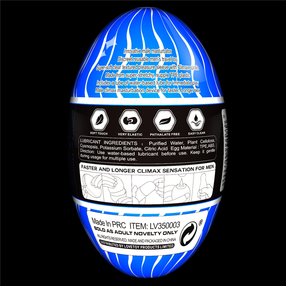 GIANT EGG TRAINING MASTER STAMINA NODULES MASTURBATOR