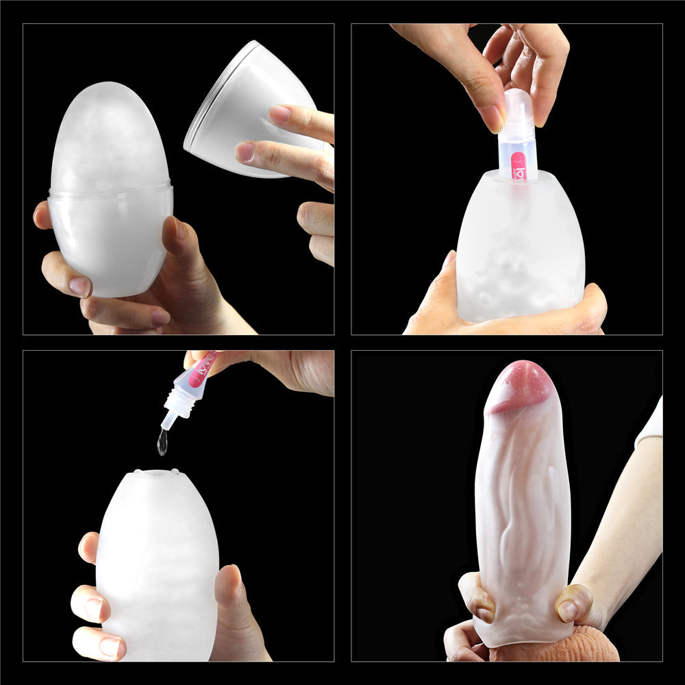 GIANT EGG TRAINING MASTER STAMINA NODULES MASTURBATOR