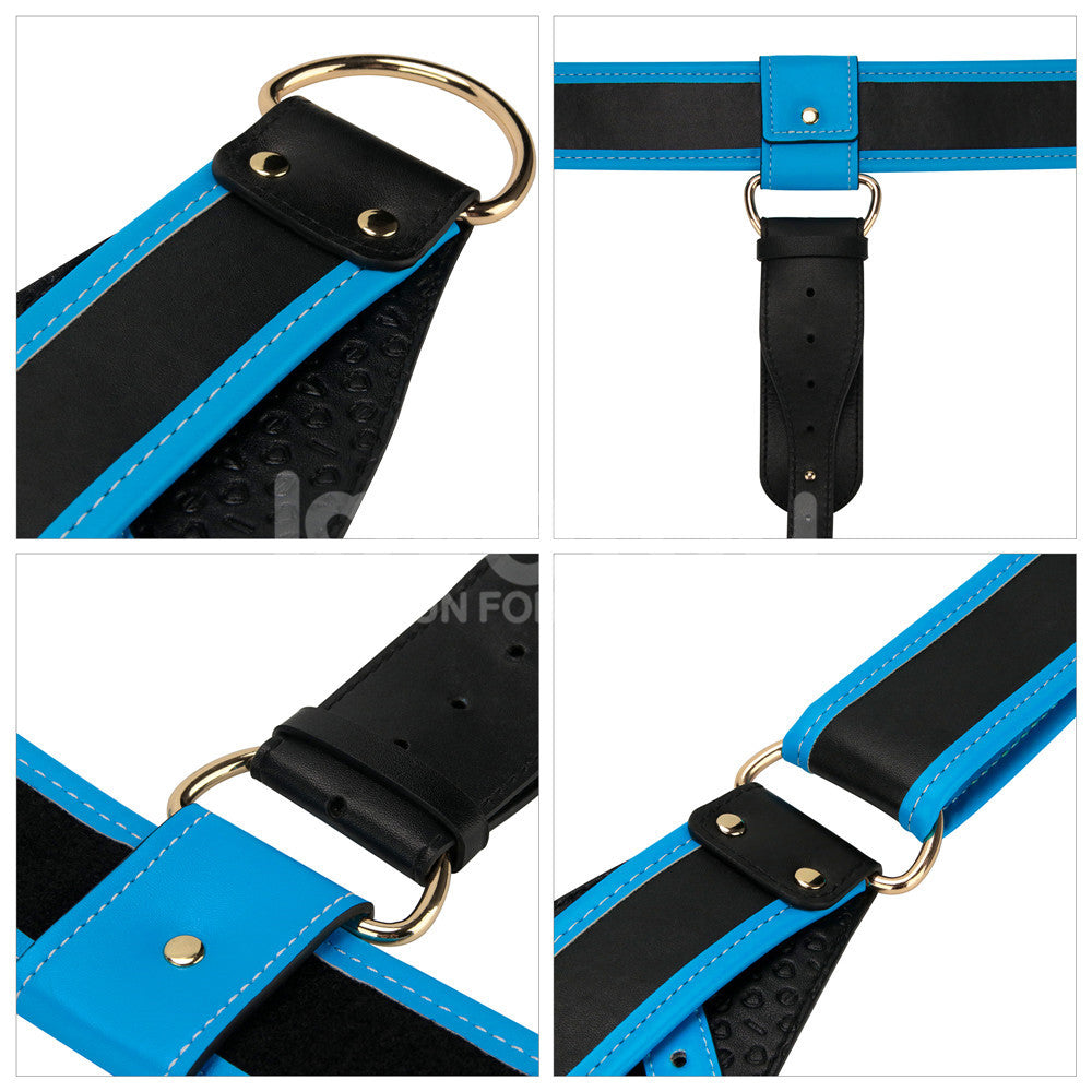 INGEN 10" HOLLOW STRAP ON HARNESS SET