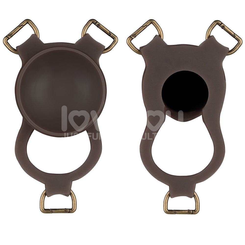 INGEN 10" HOLLOW STRAP ON HARNESS SET