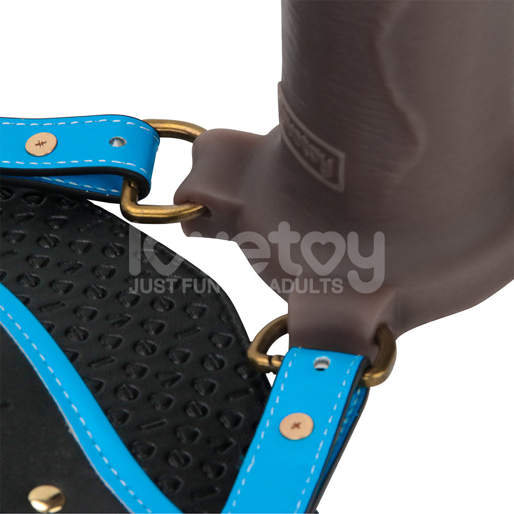 INGEN 10" HOLLOW STRAP ON HARNESS SET
