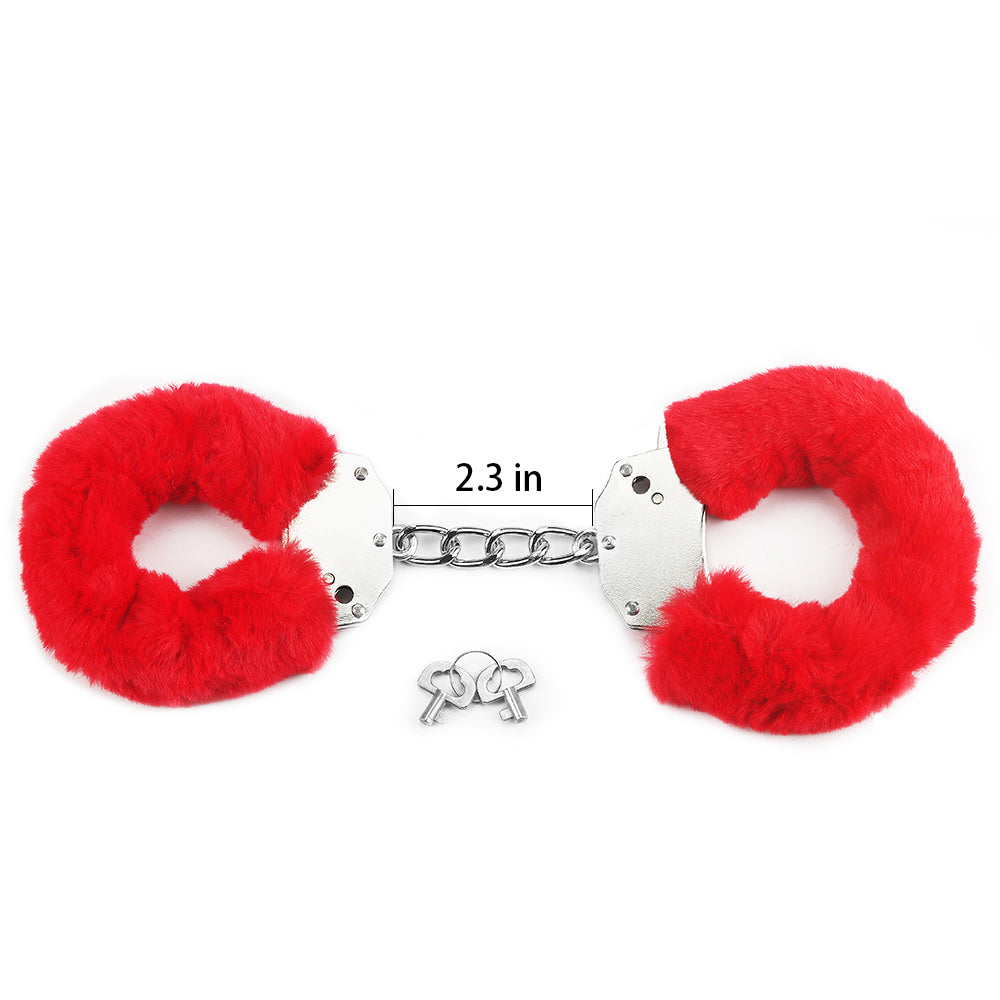 FETISH PLEASURE FLUFFY HANDCUFFS