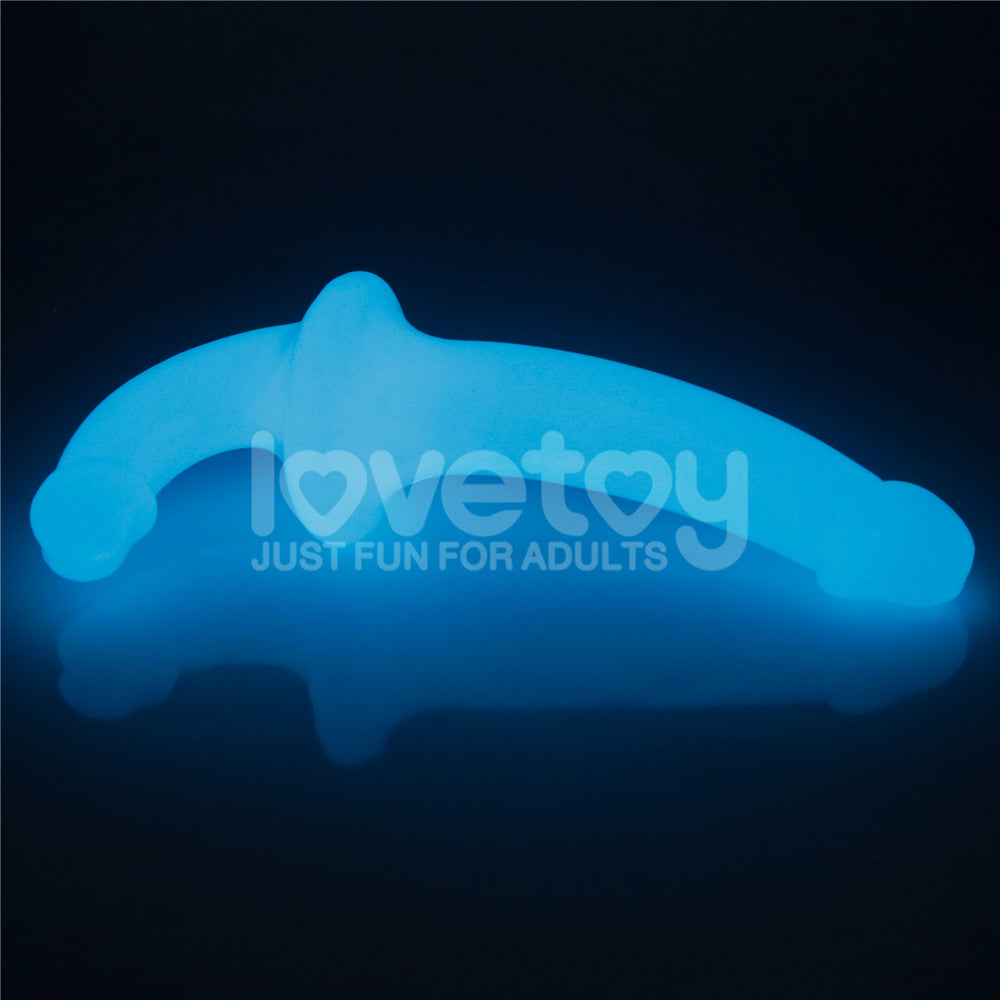 10.5" LUMINO PLAY GITD DOUBLE DILDO