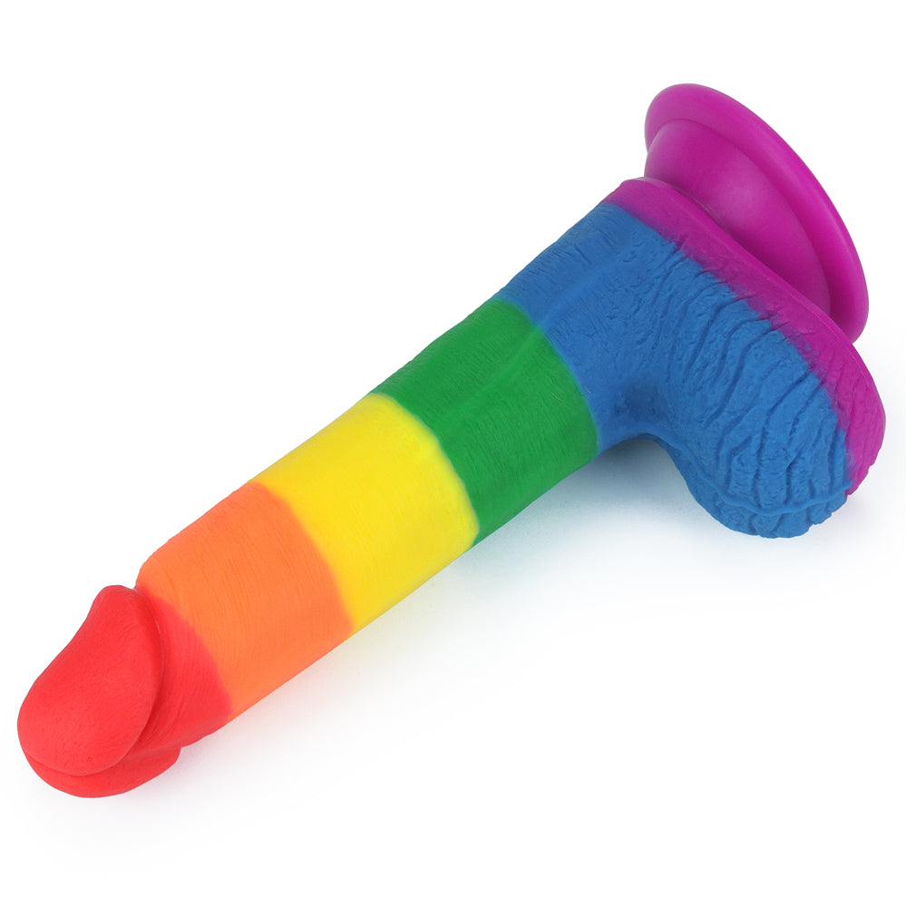 7.5" PRIDE RAINBOW DILDO