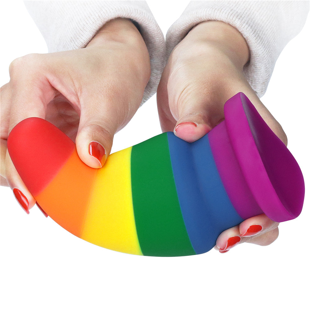 6" PRIDE RAINBOW ANAL PLUG