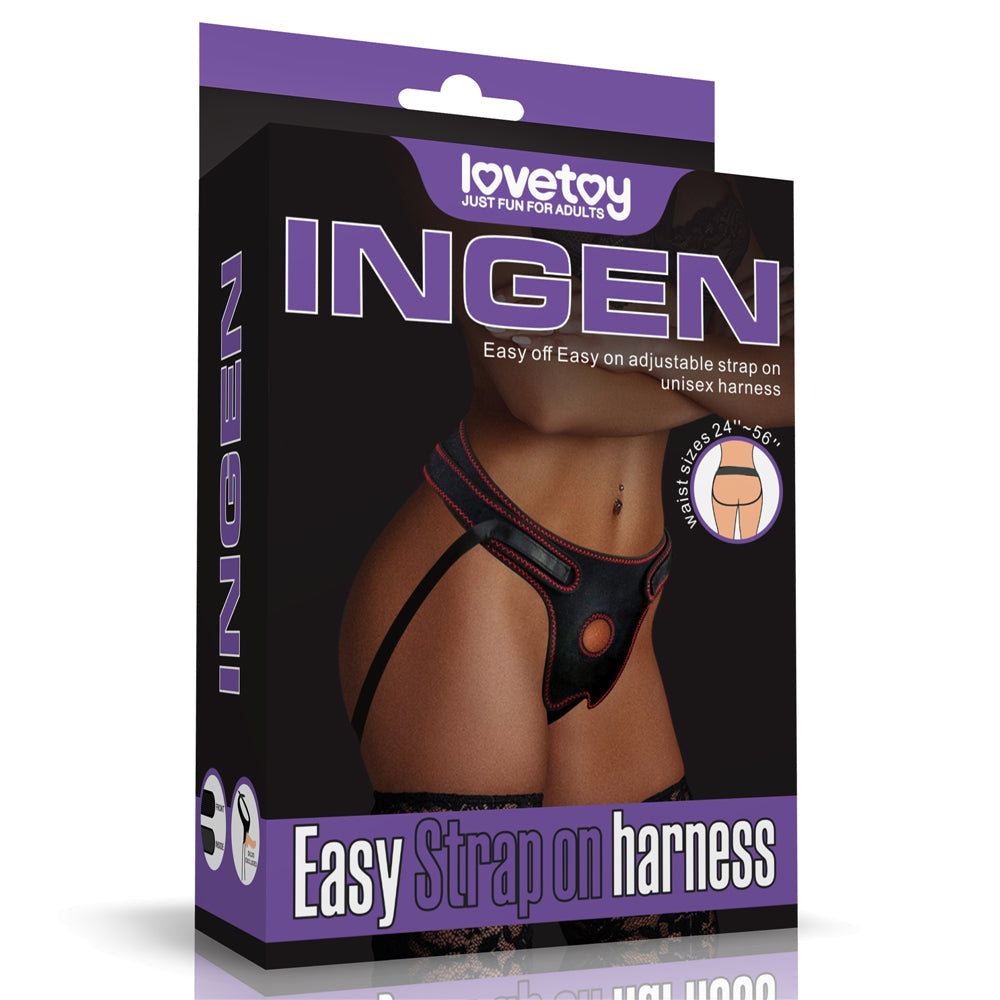 INGEN ADJUSTABLE UNISEX HARNESS BLACK