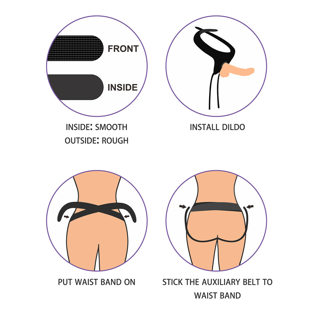 INGEN ADJUSTABLE UNISEX HARNESS BLACK