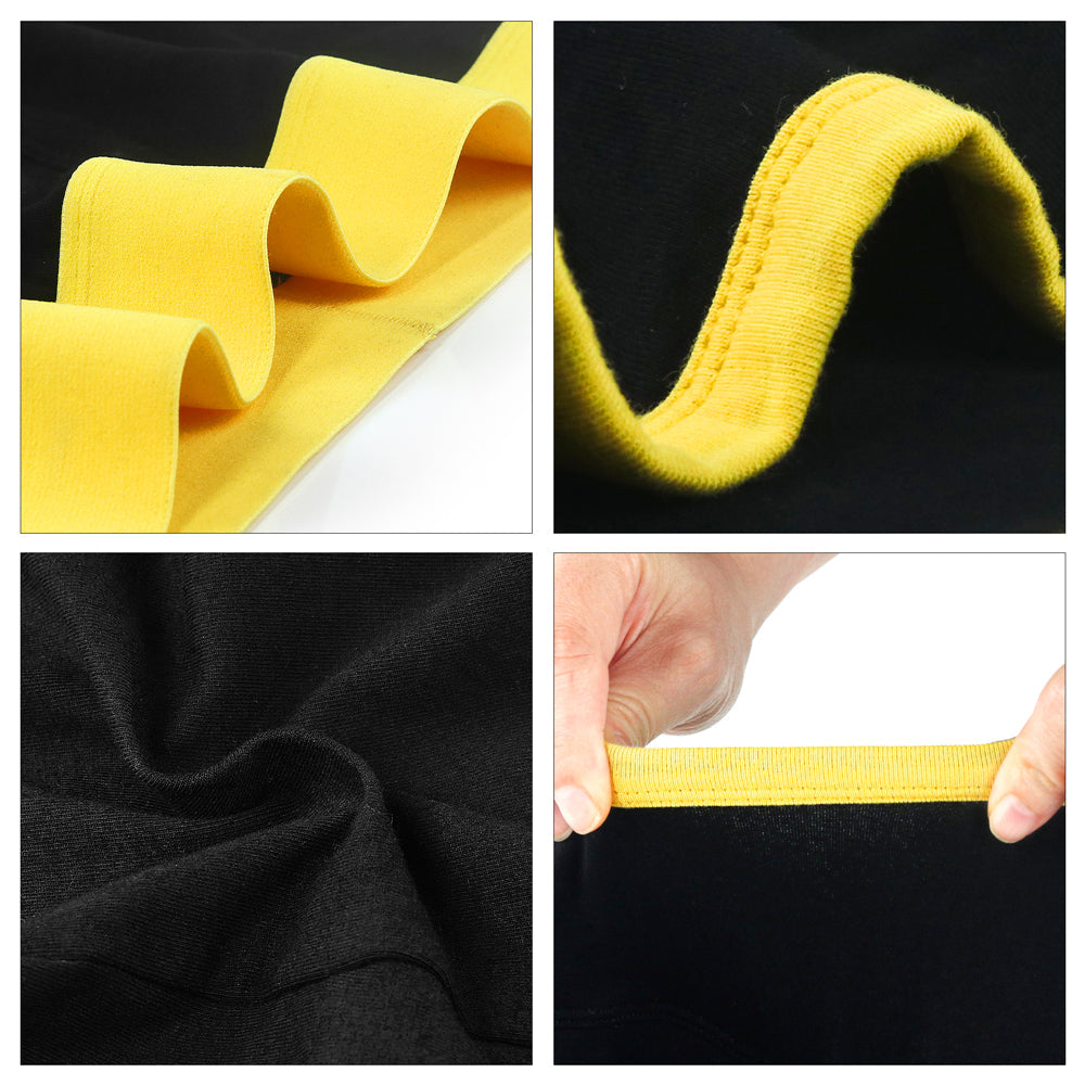 INGEN UNISEX HORNY STRAPON SHORTS BLACK/YELLOW