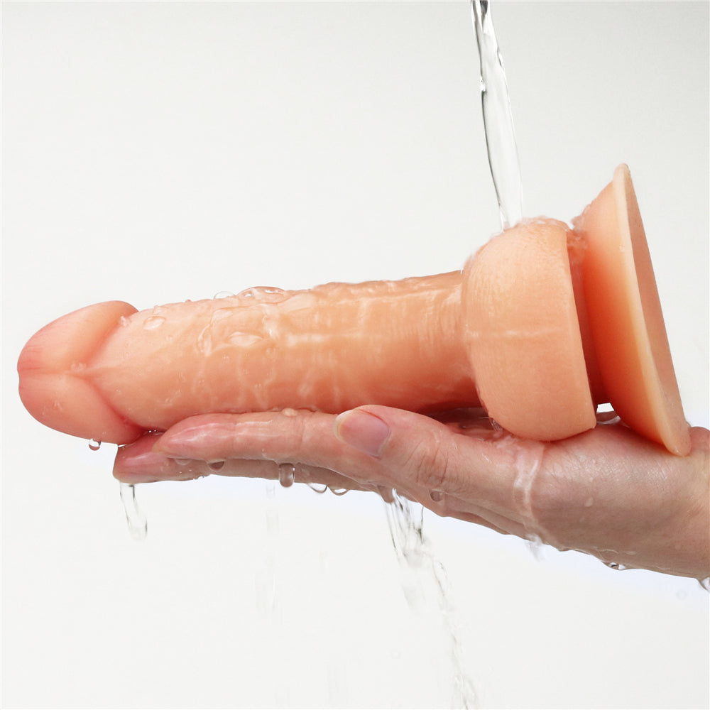 VIBRATING 7IN DILDO EASY STRAPON SET