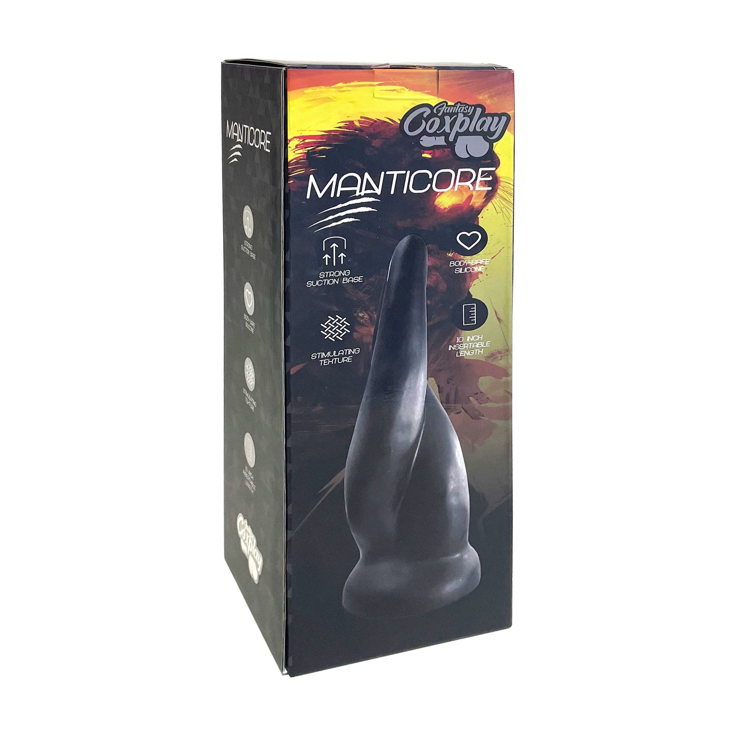 XL Beastly Twisted Butt Plug - The Manticore