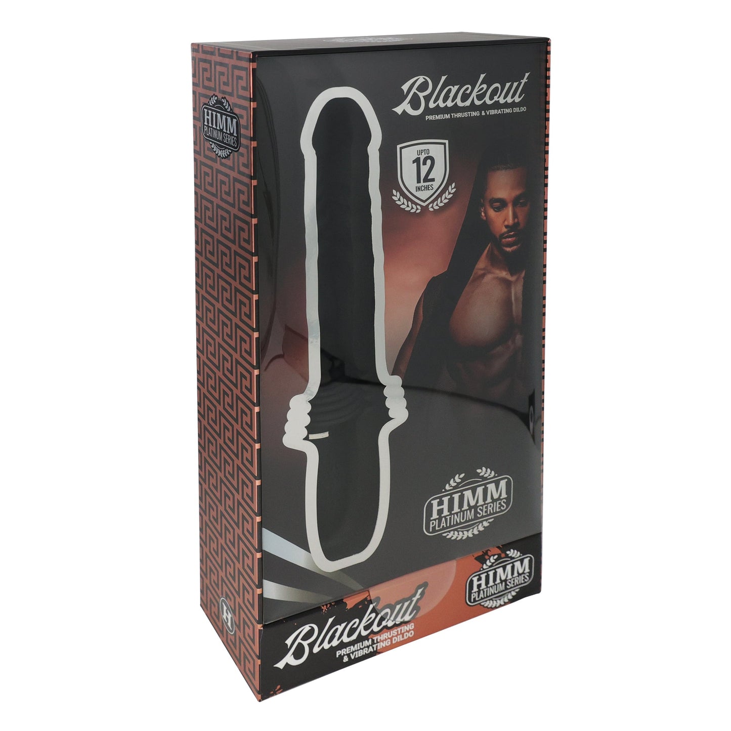 HIMM | Blackout Thrusting Dildo - Black