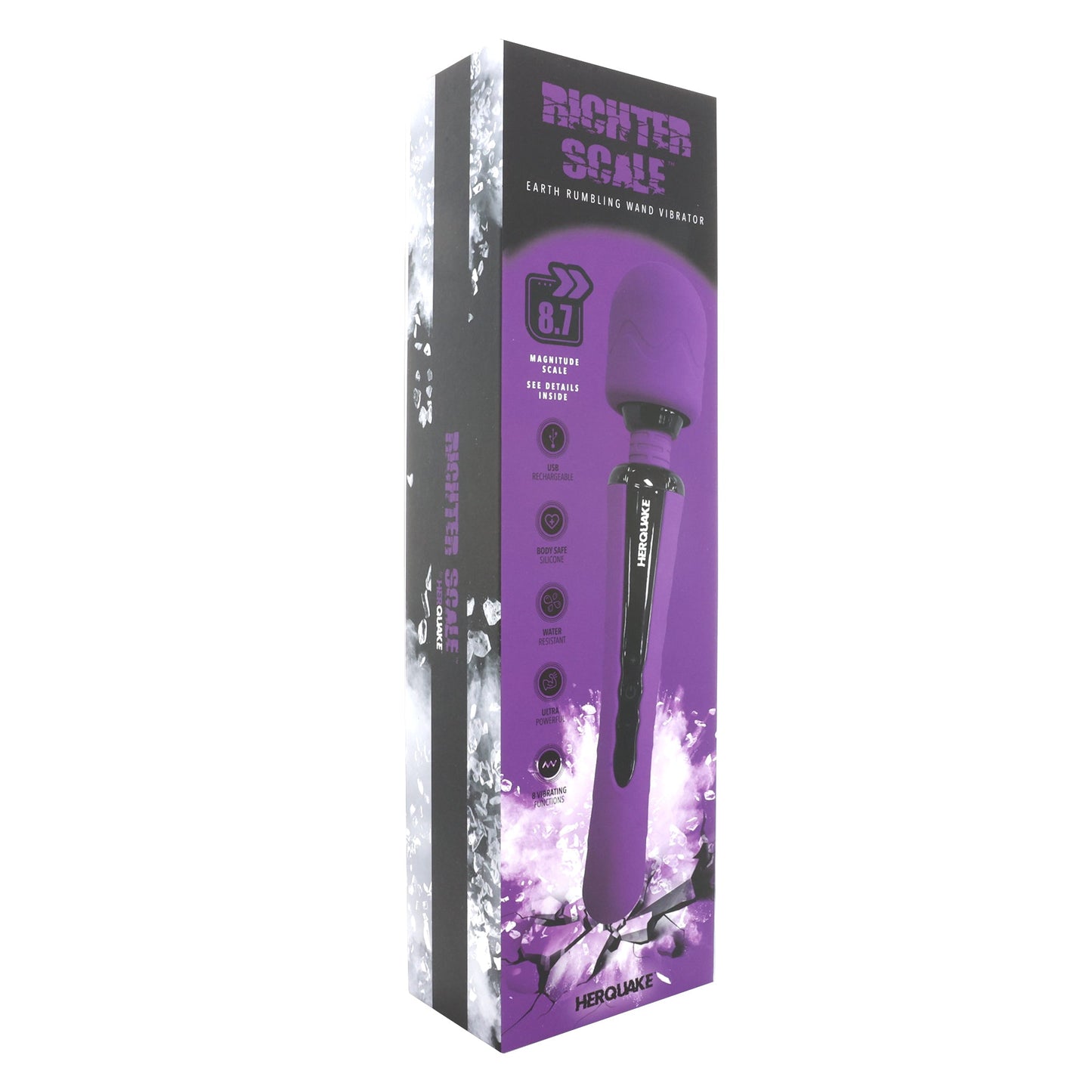 Super Sized Deep Rumbling Wand Massager - The Richter Scale