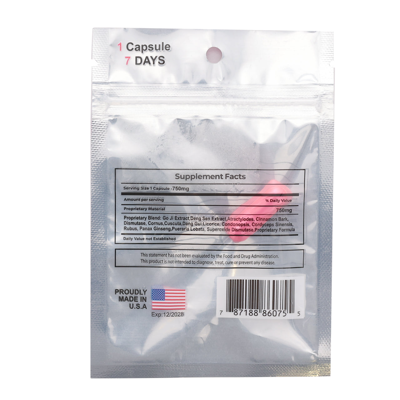 WAP PILL FEMALE SUPPLEMENT
