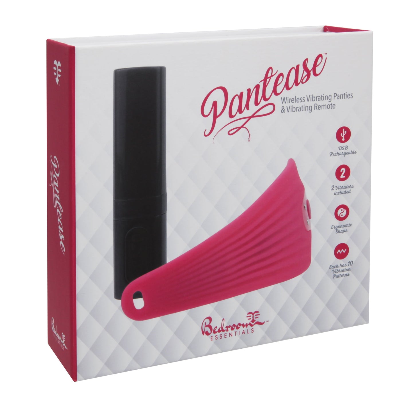 HOT PINK PANTY WEARABLE VIBE WITH LIPSTICK CONTROLLER