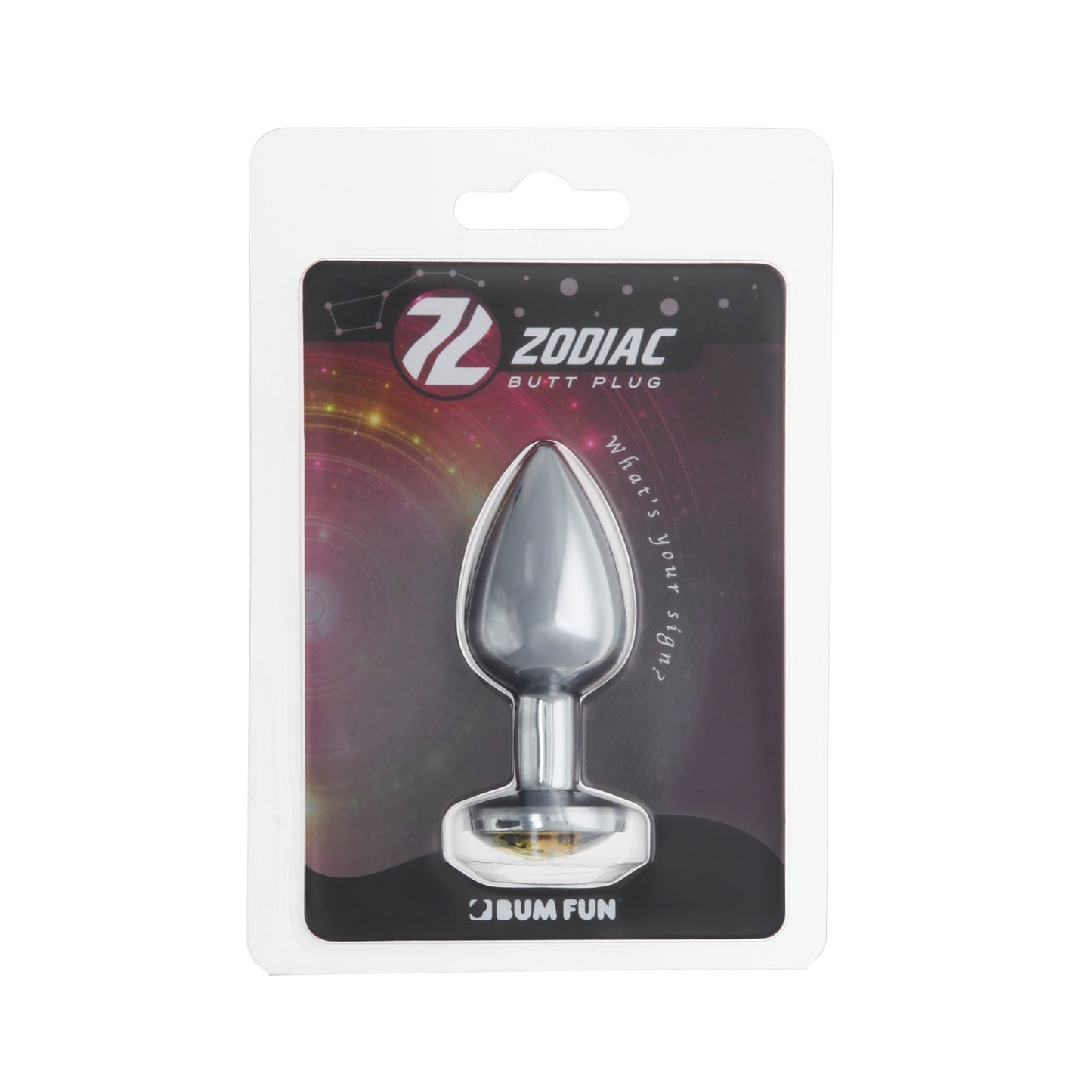 Zodiac Stainless Butt Plug