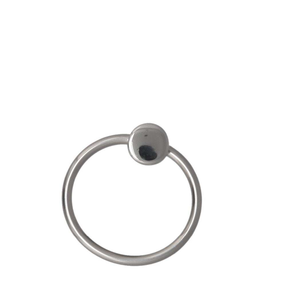 URETHRAL STAINLESS 5.5IN SOLID SMOOTH WITH INTERCHANGABLE STAINLESS GLAN RINGS