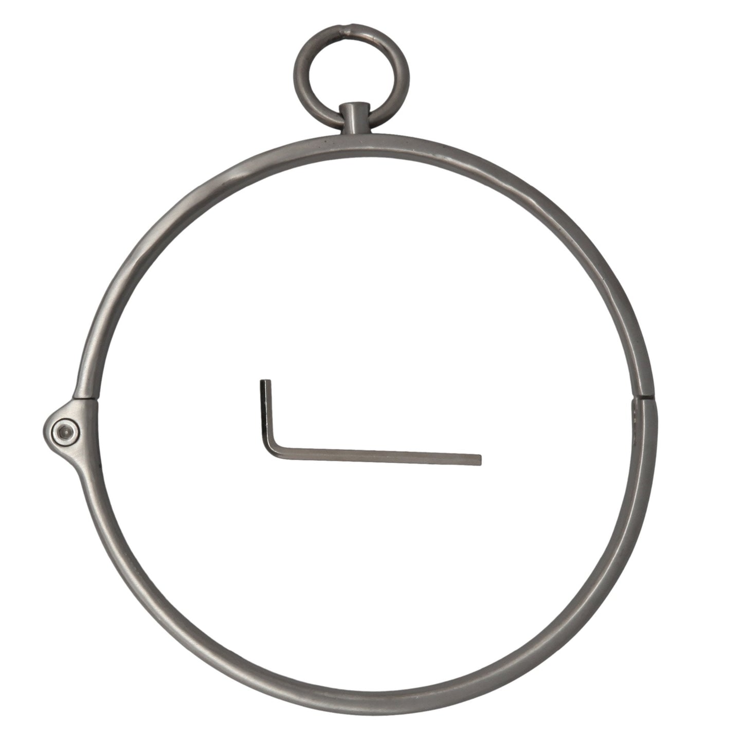 COLLAR FLAT METAL SQUARED WITH ALLEN KEY LOCK
