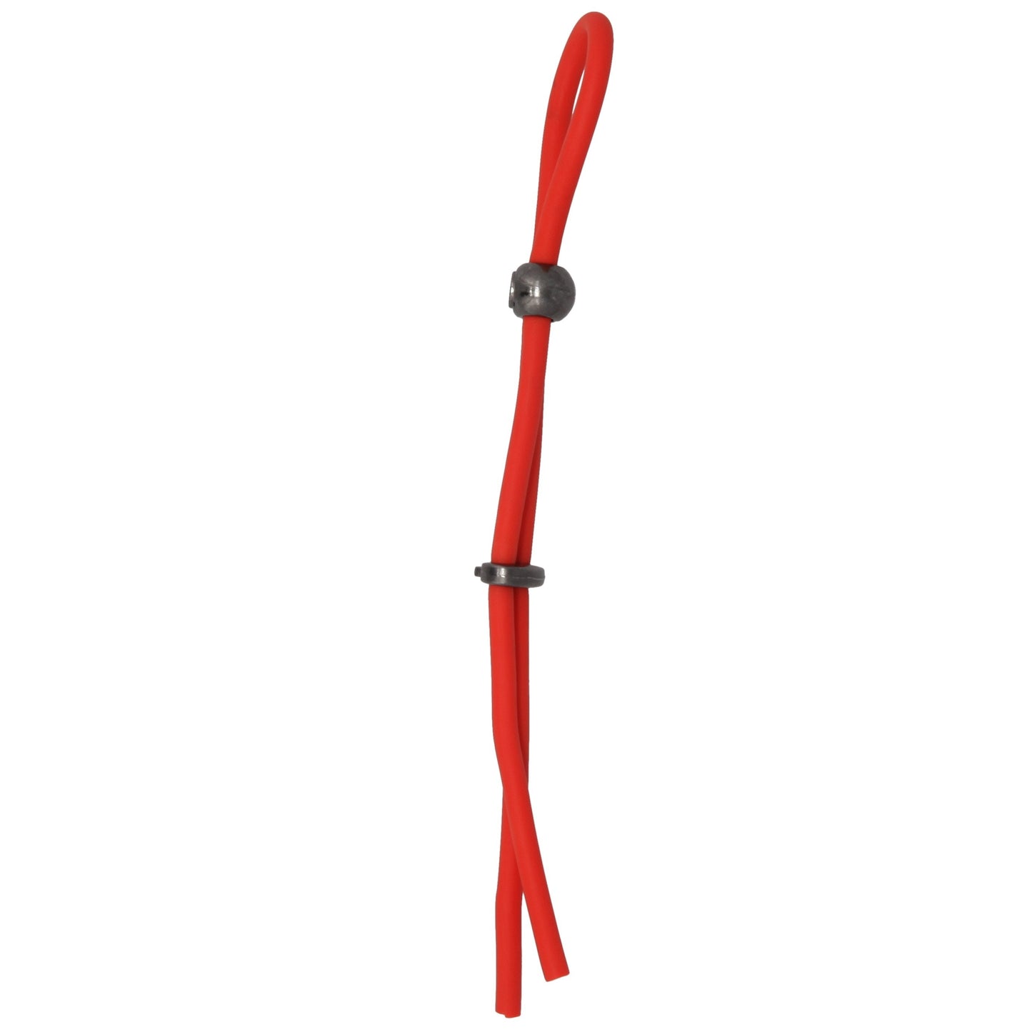 Lariat Double Barrel Adjustable Lasso Cock Ring - Red