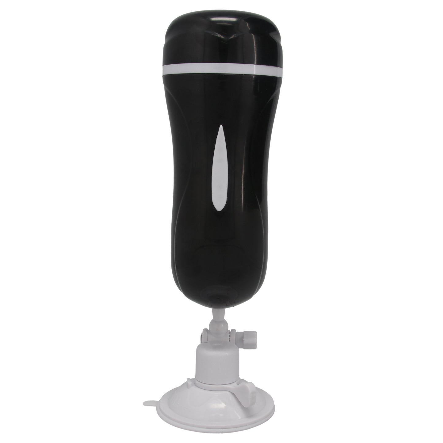 Double Trouble Male Masturbator with Suction Cup Brown