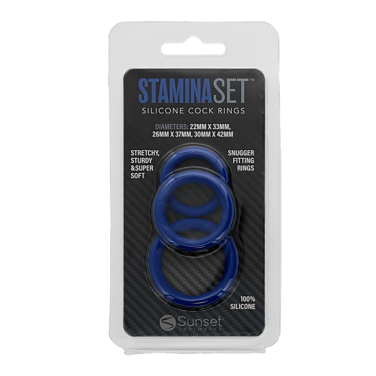 Silicone Cock Ring Stamina Set
