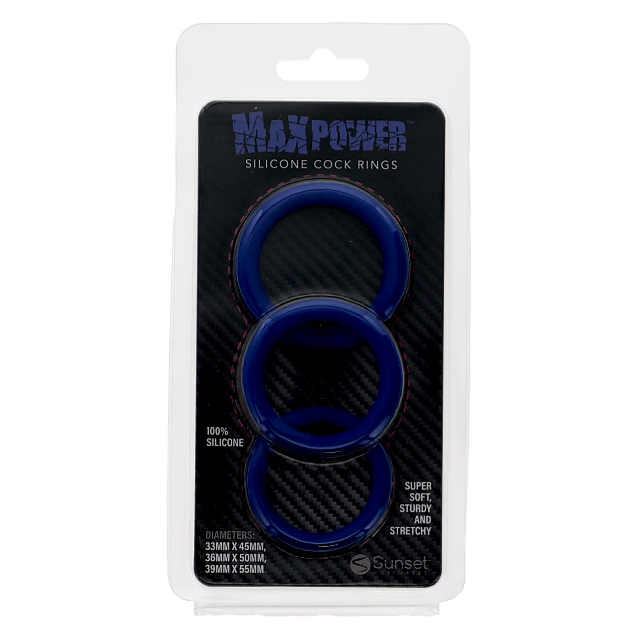 Silicone Cock Ring Set - Max Power