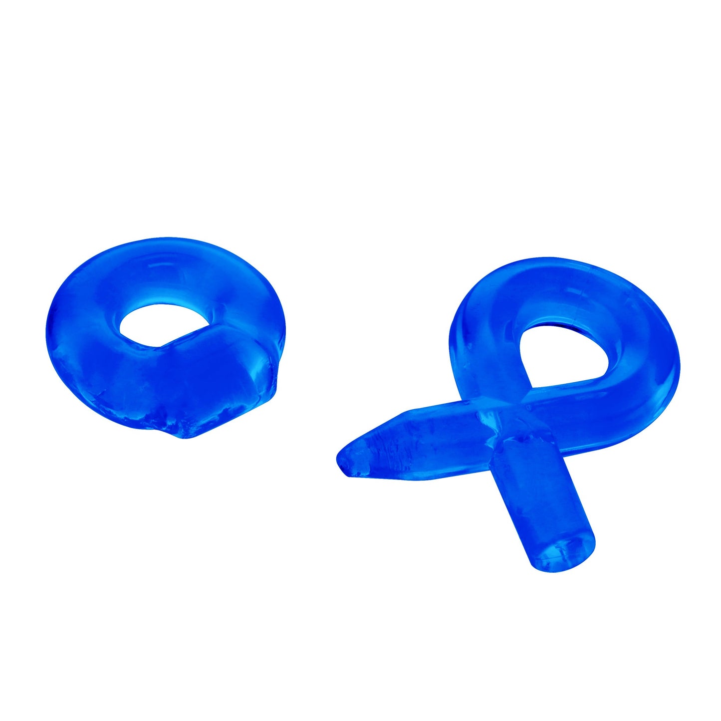 Double Cock Ring Set - X's and O's