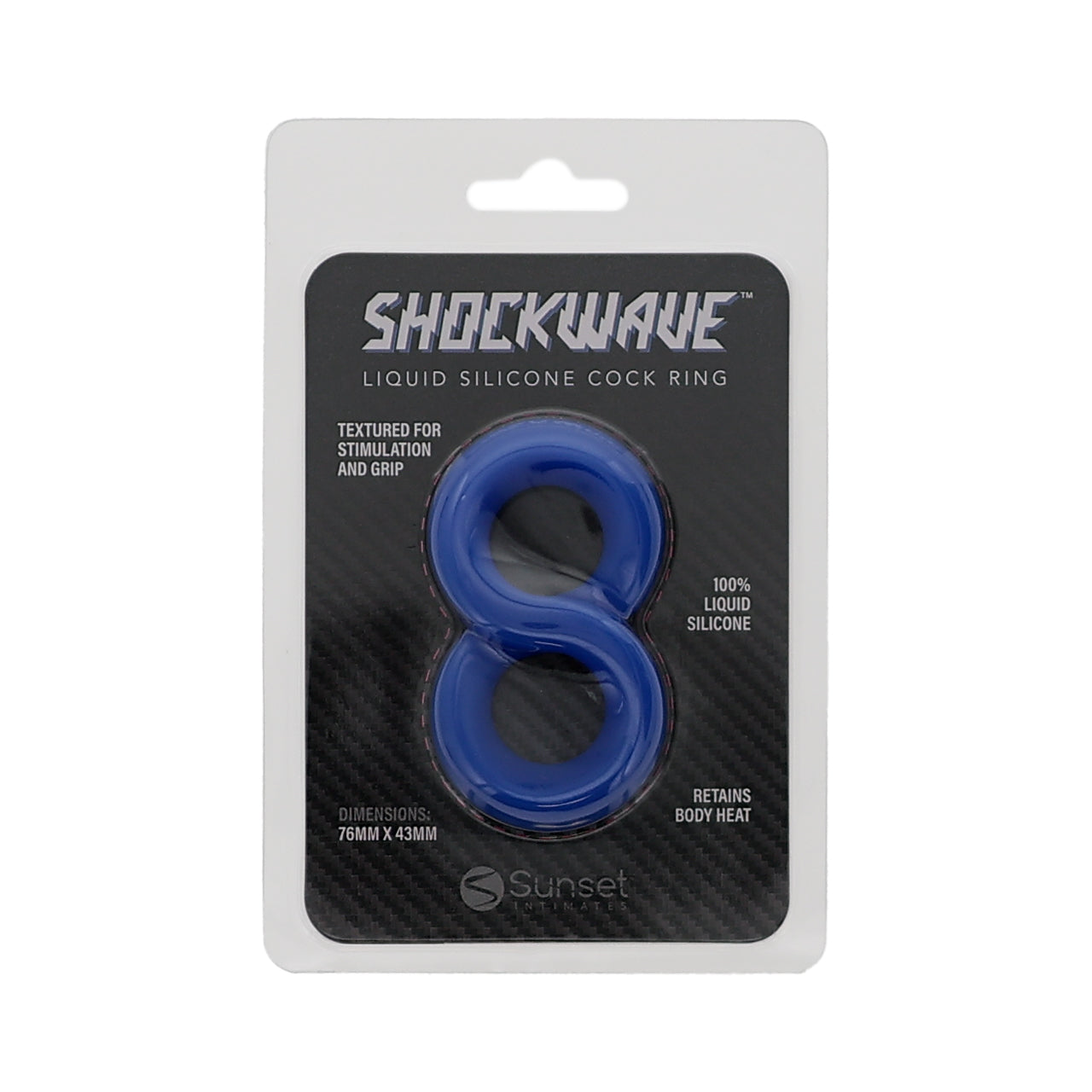 Shockwave Silicone Double Cock Ring