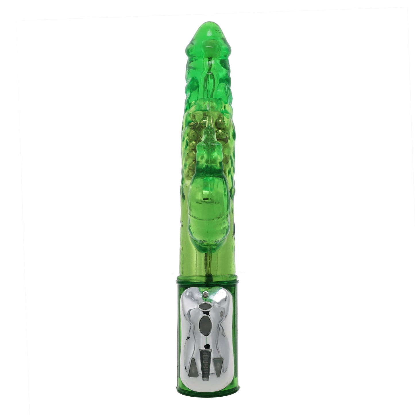 Realistic Shaped Rabbit Vibe with Beads - G-Spot Nub Bunny Teaser