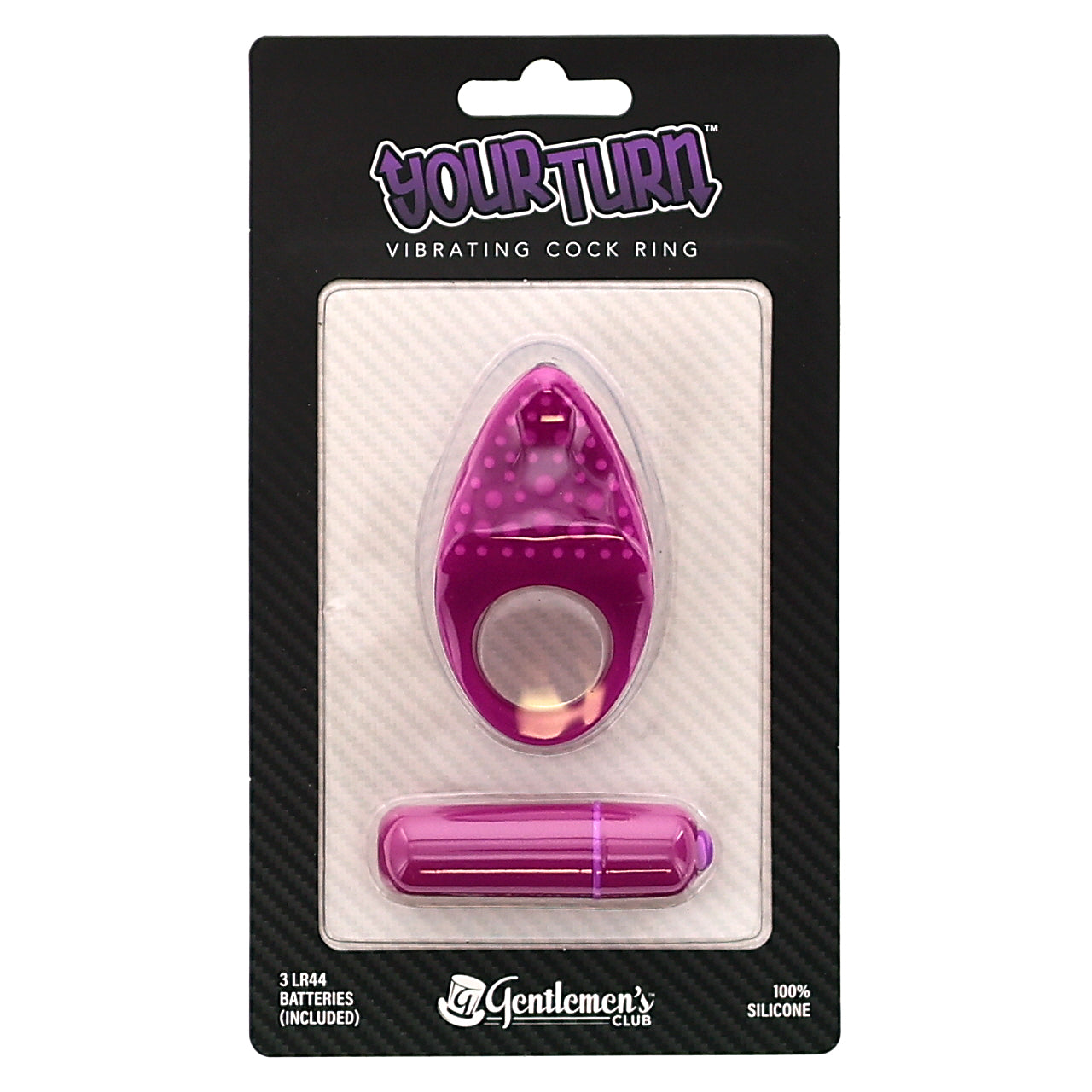 Vibrating Combo Cock Ring and Finger Vibe - Your Turn