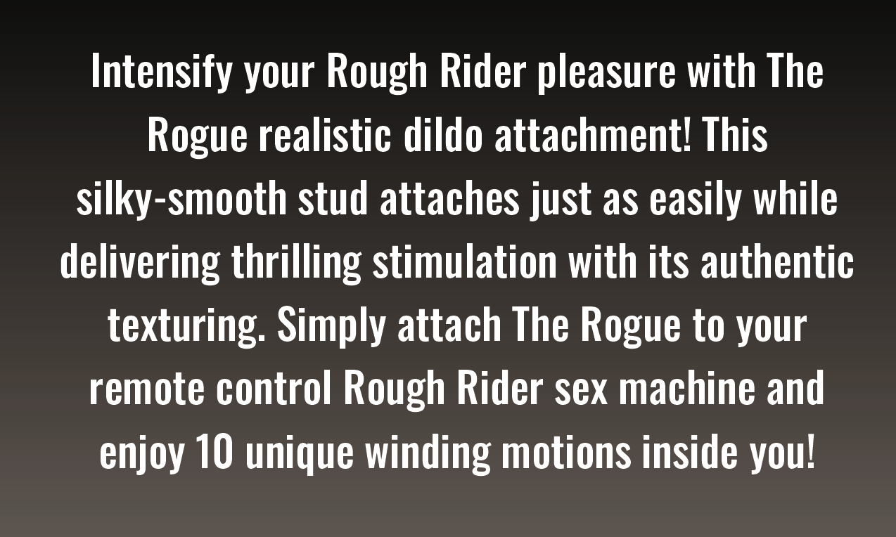 ROUGH RIDER DILDO ATTACHMENT