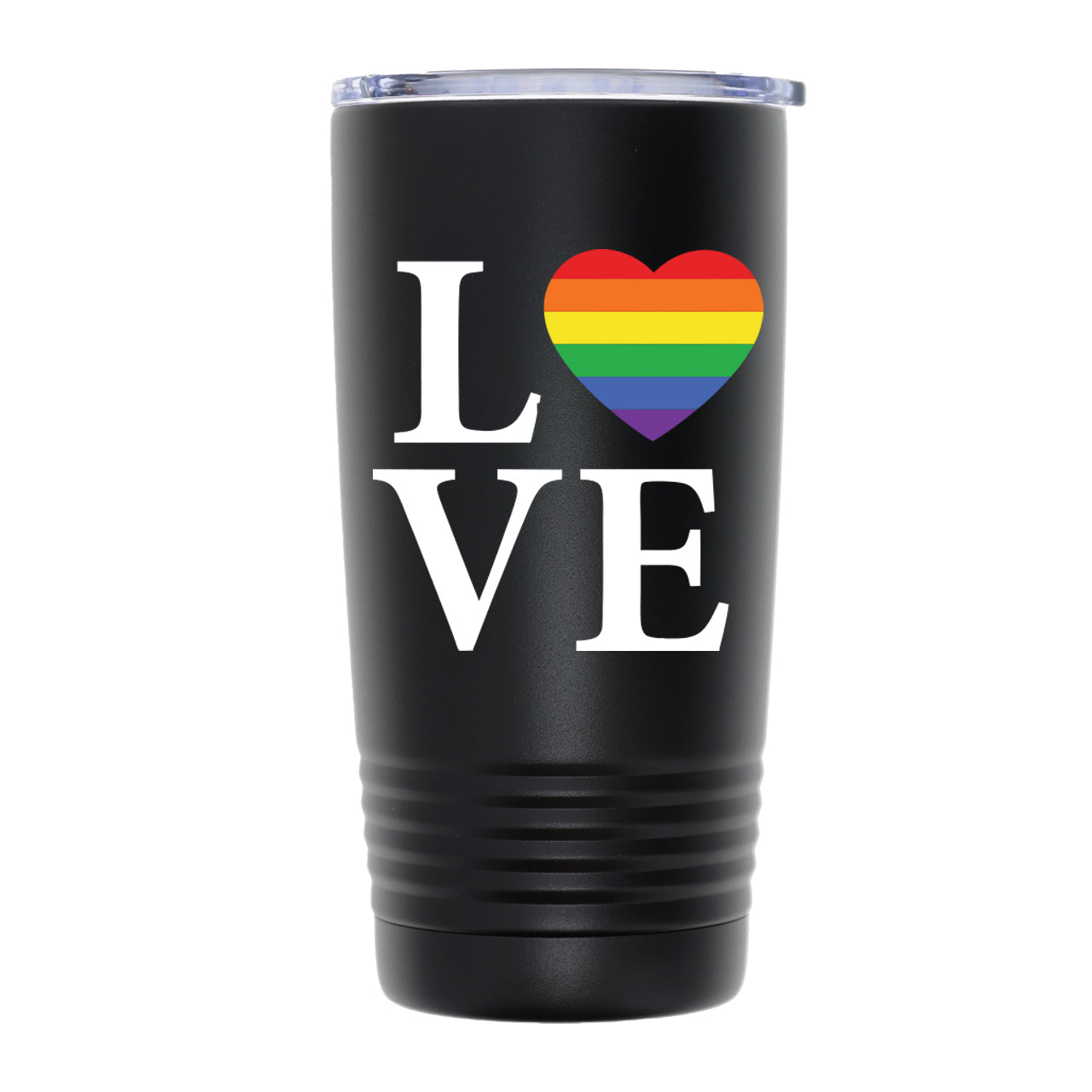 LOVE_LGBTQ001 20oz TUMBLER - BLACK