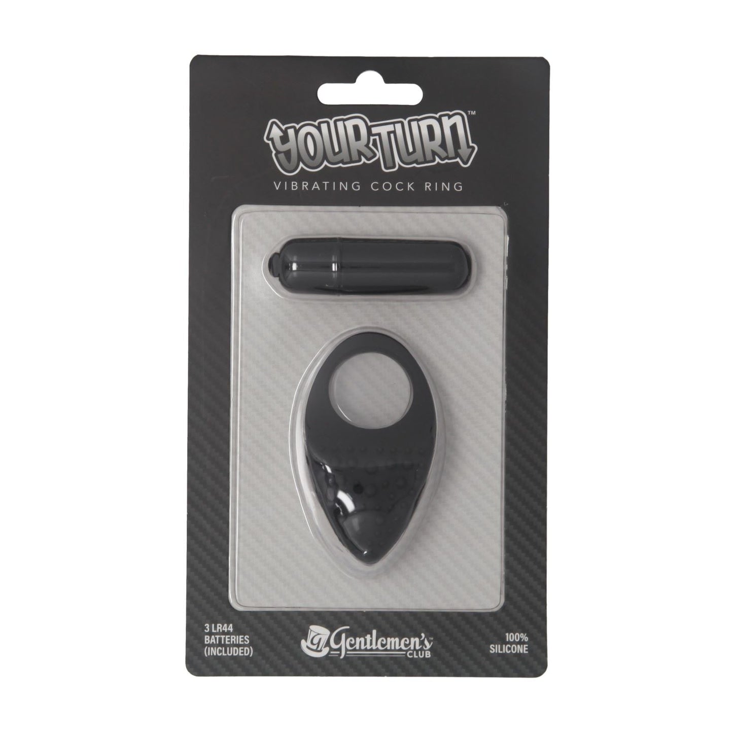 Vibrating Combo Cock Ring and Finger Vibe - Your Turn