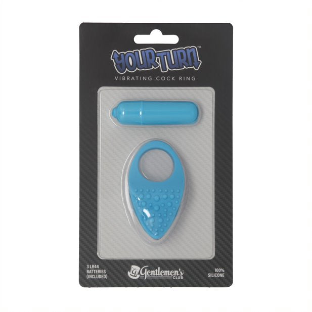 Vibrating Combo Cock Ring and Finger Vibe - Your Turn